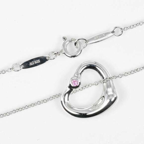 TIFFANY Authentic Silver Heart Necklace - Picture 6 of 6